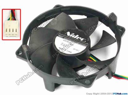 86381 Nidec A35739-35 Server - Round Fan CLM, 9119E, dia95x95x25, w200x4x4, 12V 0.50A Nidec A35739-35 Server - Round Fan 