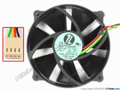 86409 Cooler Master DT1209LSHP Server - Round Fan DT1209LSHP, dia95x95x25, w210x4x4, 12V 0.22A Cooler Master DT1209LSHP Server - Round Fan 