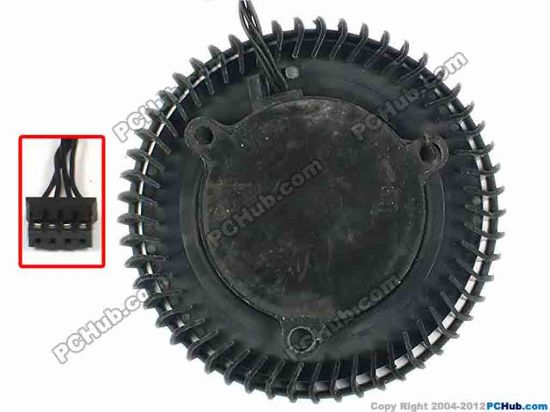 86426 Delta Electronics BFB0712HF Server - Round Fan -AG58, dia65X65X25, w65x4x4, 12v 1.80A  Delta Electronics BFB0712HF Server - Round Fan 