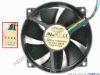 86534 Everflow F129025DU Server - Round Fan dia95x95x25, w220x4x4, 12V 0.38A Everflow F129025DU Server - Round Fan 