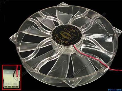 86606 Y.L FAN / Yate Loon D22SL-12H Server - Round Fan Dia220x220x30, w490x2x4, 12V 0.6A Y.L FAN / Yate Loon D22SL-12H Server - Round Fan 
