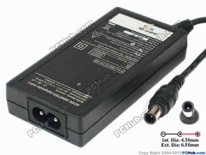 86722 Other Brands SHA1010L AC Adapter- Laptop 19V 2.1A, (4.3/6.5mm), 2-Prong Other Brands SHA1010L AC Adapter- Laptop <div>Model: SHA1010L</div>
<div><br />
</div>
<div>INPUT: 100-240V~1.2A, 50-60Hz </div>
<div>OUTPUT: 19V 2.1A 40W</div>
<div>Connecter size: Int. Diameter: 4.30mm </div>
<div>Ext. Diameter: 6.50mm</div>
<div><br />
</div>
<div><br />
</div>
<div>Dimensions: 95 X 48 X 18 mm</div>
<div><br />
</div>
<div>*Please take note, 2 wire AC power cord not included.</div>
