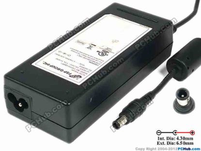86737 FSP Group Inc FSP090-DMBF1 AC Adapter- Laptop 19V 4.74A, 6.5/4.3mm, With Pin, 3-Prong FSP Group Inc FSP090-DMBF1 AC Adapter- Laptop Model No.: FSP090-DMBF1<br />
<br />
AC INPUT: 100-240V~ 1.5A, 50-60Hz<br />
DC OUTPUT: 19V 4.74A MAX (90W MAX)<br />
Connecter size: Int. Diameter: 4.30mm    <br />
&nbsp; &nbsp; &nbsp; &nbsp; &nbsp; &nbsp; &nbsp; &nbsp; &nbsp; &nbsp; &nbsp; &nbsp; &nbsp; Ext. Diameter: 6.50mm<br />
&nbsp; &nbsp; &nbsp; &nbsp; &nbsp; &nbsp; &nbsp; &nbsp; &nbsp; &nbsp; &nbsp; &nbsp; &nbsp; Length          : 9.00mm<br />
<br />
Dimensions: 133 x 58 x 33 mm<br />
<br />
<font color="#444444" face="Verdana">*Please take note, 3 wire AC <a href="http://www.pchub.com/uph/category/356/Power-Core.html" shape="rect">power cord</a> not included.<br />
</font>