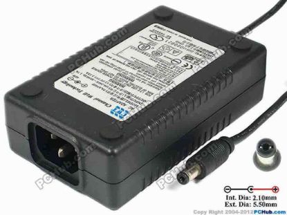 86807 Other Brands CWT AC Adapter 5V-12V 12V 3.33A, 5.5/2.1mm, C14 Other Brands CWT AC Adapter 5V-12V <span id="ctl00_ContentPlaceHolder1_ItemDesc1_lblItemDescription" class="span11">
<p><span id="ctl00_ContentPlaceHolder1_ItemDesc1_lblItemDescription">Model: PAA040F<br />
<br />
INPUT: 100-240V~ 1.5A, 50-60Hz <br />
OUTPUT: 12V 3.33A 40W<br />
Connecter size: Int. Diameter: 2.10mm    <br />
                       Ext. Diameter:  5.50mm<br />
</span></p>
<p>Dimension: 107 x 64 x 31 mm</p>
<div>
<p>*Please take note, 3 wire (IEC C13) AC <a href="http://www.pchub.com/uph/category/356-0-0-1-2/Laptop-Spare-Part.html"><font color="#810081">power cord</font></a> not included.</p></div></span>