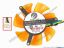86851 Power Logic PLD05010S12H Server - Frameless / GPU Fan dia45x45x10, w110x4x4, 12V 0.20A, Orange Power Logic PLD05010S12H Server - Frameless / GPU Fan 
