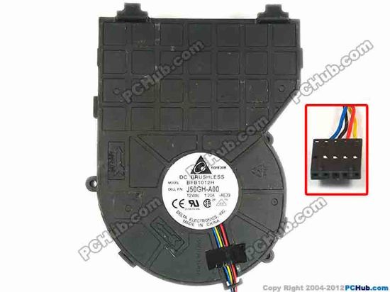 86931 Delta Electronics BFB1012H Server - Blower Fan -AE39, bw128x98x25, w130x4x4, 12V 1.20A Delta Electronics BFB1012H Server - Blower Fan 