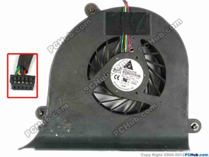 86979 Delta Electronics KSB0705HA Cooling Fan  -8J04, w55x5x5, 5V 0.50A, Bare fan Delta Electronics KSB0705HA Cooling Fan  