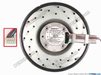87122 ebm-papst RER160-28/18N/12HP Server - Round Fan dia175x175x45, w150x4x4, 48V 600MA ebm-papst RER160-28/18N/12HP Server - Round Fan