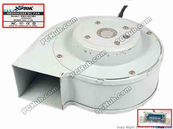 87124 Other Brands Xinrui United Industrial Server - Blower Fan RBH1881B4, -A20AE01, bw180x171x81, w280x4x14, 48V  Other Brands Xinrui United Industrial Server - Blower Fan 