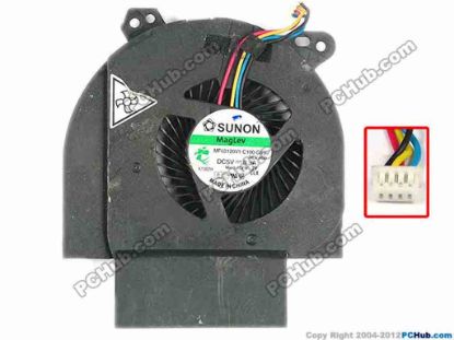 87131 SUNON MF60120V1-C100-G99 Cooling Fan  w20x4x4, 5V 0.3A, Bare fan SUNON MF60120V1-C100-G99 Cooling Fan  