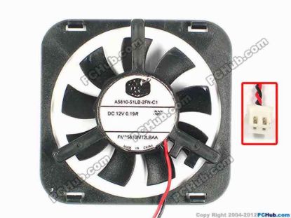 87224 Other Brands A5810-51LB-2FN-C1 Server - Square Fan sq56x10, w90x2x2, 12V 0.19A Other Brands A5810-51LB-2FN-C1 Server - Square Fan 