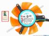 87231 NTK PLD05010S12H Server - Frameless / GPU Fan dia47x47x10, w103x4x4, 12V 0.20A, Orange NTK PLD05010S12H Server - Frameless / GPU Fan 