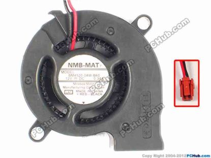 87417 NMB-MAT / Minebea BM4520-04W-B60 Server - Blower Fan LA1, bw44x20, w175x2x2, 12V 0.34A NMB-MAT / Minebea BM4520-04W-B60 Server - Blower Fan 