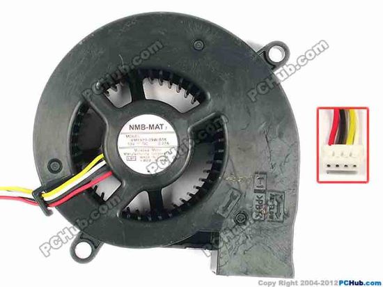 87449 NMB-MAT / Minebea BM6920-09W-B56 Server - Blower Fan LB1, bw70x69x20, w290x4x4, 13V 0.27A NMB-MAT / Minebea BM6920-09W-B56 Server - Blower Fan 