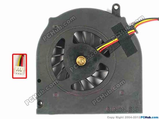 87499 SUNON GB0506PGV1-A Cooling Fan  13.V1.B3601.F.GN, w60x3x3, 5V Bare, without cover SUNON GB0506PGV1-A Cooling Fan  