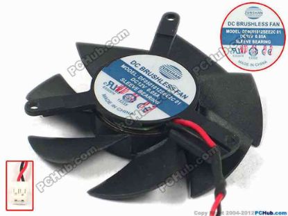 87983 Other Brands ZUNSHAN Server - Frameless / GPU Fan DF0501012SEE2C 01, dia45x45x10, w90x2x2, 12V 0.05A Other Brands ZUNSHAN Server - Frameless / GPU Fan 