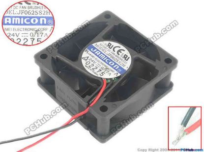 88746 Other Brands Jamicon Server - Square Fan JF0625S2H, sq60x60x25, 2-wire, 24V 0.17A Other Brands Jamicon Server - Square Fan 