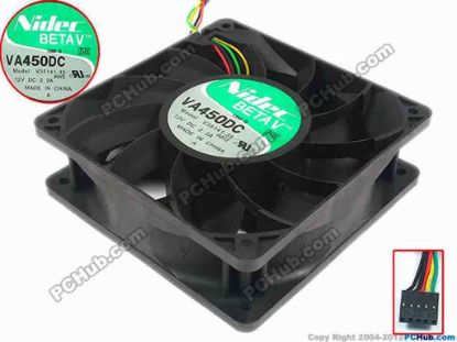 89084 Nidec V35141-35 Server - Square Fan INV2, sq120x120x38, w85x4x4, 12V 2.2A Nidec V35141-35 Server - Square Fan 