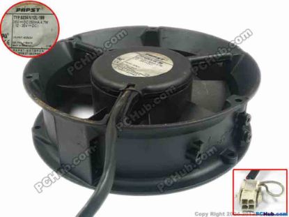 89270 ebm-papst TYP 6224 N/12L-198 Server - Round Fan dia170x170x50, w125x3x4, 25V 4.7W ebm-papst TYP 6224 N/12L-198 Server - Round Fan 