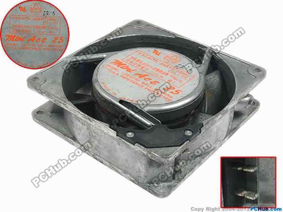 89347 Sanyo Denki 109S092 Server - Square Fan sq90x90x25, 200V 0.07A Sanyo Denki 109S092 Server - Square Fan 