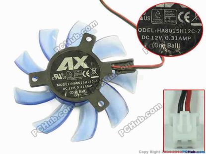 89756 Everflow HA8015H12C-Z Server - Frameless / GPU Fan 0 Everflow HA8015H12C-Z Server - Frameless / GPU Fan 