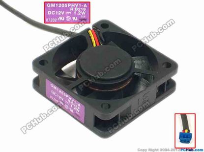 89767 SUNON GM1205PHV1-A Server - Square Fan R.B218, 87202, sq52x15, w75x3x3, 12V 1.2W SUNON GM1205PHV1-A Server - Square Fan 