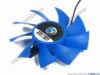 89780 Everflow T128015DH Server - Frameless / GPU Fan 12V 0.32A, W100x2x2, D75x10, Blue Everflow T128015DH Server - Frameless / GPU Fan 
