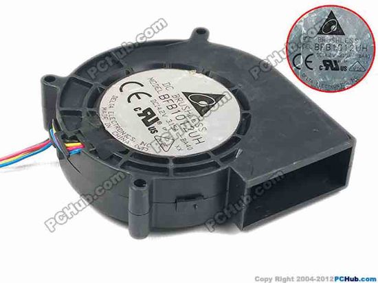 89928 Delta Electronics BFB1012UH Server - Blower Fan -BA40, bw94x94x33, 4-wire, 14.2V 3.15A Delta Electronics BFB1012UH Server - Blower Fan 