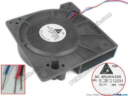 90126 Delta Electronics BCB1212SH Server - Blower Fan -F00, 3-wire, 12V 2.68A Delta Electronics BCB1212SH Server - Blower Fan