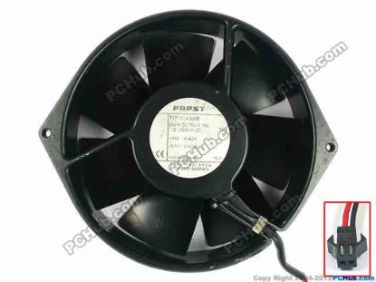 90251 ebm-papst TYP 7114 NHR Server - Round Fan TYP7114NHR, w55x2x2, 24V 19W ebm-papst TYP 7114 NHR Server - Round Fan
