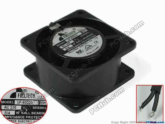 90315 FULLTECH UF-60D23 Server - Square Fan sq60x60x30, 230V 5W FULLTECH UF-60D23 Server - Square Fan 