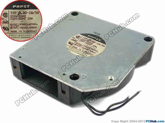 90324 ebm-papst TYP RL90-18/50 Server - Blower Fan TYPRL90-18/50, bw120x120x32, 220V 20W ebm-papst TYP RL90-18/50 Server - Blower Fan