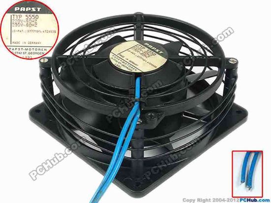 90517 ebm-papst TYP 5550 Server - Round Fan TYP5550, 2-wire, 220V~50HZ/230V~60HZ ebm-papst TYP 5550 Server - Round Fan