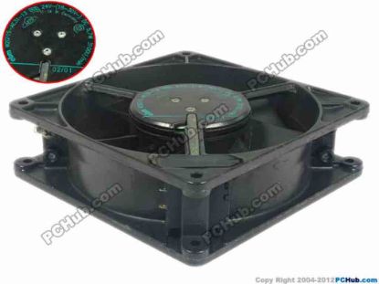 90577 ebm-papst W2G115-AE31-13 Server - Square Fan sq127x127x38, 24V 5.7W ebm-papst W2G115-AE31-13 Server - Square Fan 