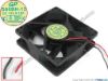 90666 Y.L FAN / Yate Loon D80BH-12, M-GP1 Server - Square Fan M-GP1, sq80x80x25, 2-wire, 12V 0.18A Y.L FAN / Yate Loon D80BH-12, M-GP1 Server - Square Fan 