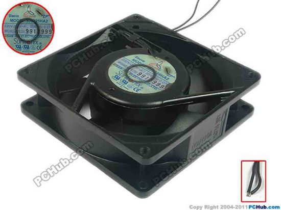 91090 San Jun / Suntronic SJ92025HA2 Server - Square Fan sq92x92x25, 2-wire, 240V 60Hz San Jun / Suntronic SJ92025HA2 Server - Square Fan 
