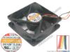91779 Y.S TECH FD128025HB Server - Square Fan sq80x80x25, 3-wire, 12V 0.23A Y.S TECH FD128025HB Server - Square Fan 