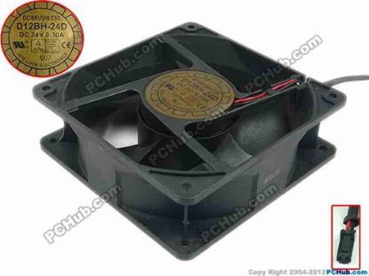 92034 Y.L FAN / Yate Loon D12BH-24D Server - Square Fan sq120x120x38, w100x2x2, 24V 0.3A Y.L FAN / Yate Loon D12BH-24D Server - Square Fan