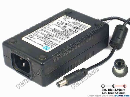 92564 Other Brands CWT AC Adapter 5V-12V 12V 4.16A, 5.5/2.5mm,, C14 Other Brands CWT AC Adapter 5V-12V <span id="ctl00_ContentPlaceHolder1_ItemDesc1_lblItemDescription" class="span11">
<p>Channel Well Technology (CWT)<br />
AC Adapter Model: PAA050F<br />
<br />
AC Input: 100-240V~ 1.7A 50-60Hz <br />
DC Output: 12V 4.16A 50W<br />
Connecter size: Int. Diameter:  2.50mm    <br />
                        Ext. Diameter:  5.50mm<br />
                        Length          : 10.00mm<br />
<br />
Dimensions: 107 x 65 x 31 mm</p>
<p>**Please take note, 3-wire (IEC C13) AC <a href="http://www.pchub.com/uph/category/356-0-0-1-2/Laptop-Spare-Part.html"><font color="#810081">power cord</font></a> not included.</p>
<p></p></span>