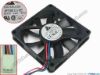 92833 Delta Electronics AFB0812SHB Server - Square Fan -5G32, sq80x80x15, 3-wire, 12V 0.4 Delta Electronics AFB0812SHB Server - Square Fan 