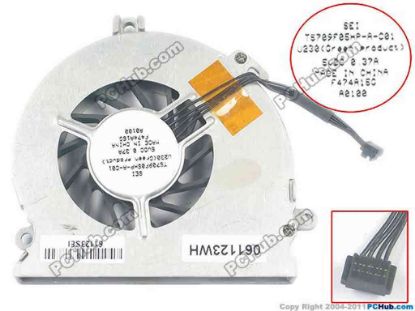 93042 Apple MacBook 13" A1181 Cooling Fan  T6709F05HP-A-C01 Apple MacBook 13" A1181 Cooling Fan  