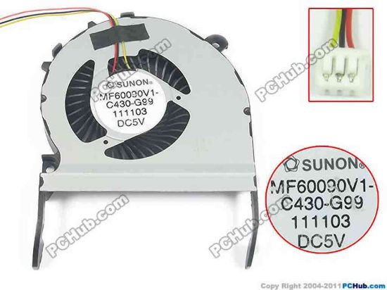 93114 SUNON MF60090V1-C430-G99 Cooling Fan  w20x3x3, 5V, Bare fan SUNON MF60090V1-C430-G99 Cooling Fan  <table width="372" border="0" cellspacing="0" cellpadding="0" x:str="" style="width: 279pt; border-collapse: collapse;"> <colgroup><col width="372" style="width: 279pt; mso-width-source: userset; mso-width-alt: 11904;" /> </colgroup>
<tbody>
<tr height="undefined" style="height: 14.25pt;">   
<td width="372" height="19" style="border: 0px windowtext; width: 279pt; height: 14.25pt; background-color: transparent;"><font color="#000000" size="3"><span style="color: #ff0000;">东芝</span></font><font color="#000000" size="3"><span style="color: #ff0000; mso-spacerun: yes;">&nbsp; </span></font><font color="#000000" size="3"><span style="color: #ff0000;">L800风扇</span></font></td>  </tr></tbody></table>