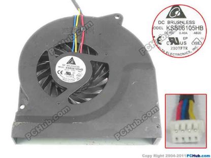 93132 ASUS N73 series Cooling Fan  -AB20, w25x4x4, 5V 0.40A, Bare fan ASUS N73 series Cooling Fan  