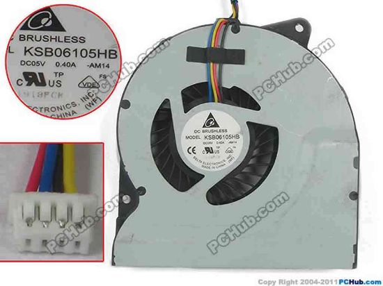 93138 ASUS N53 series Cooling Fan  -AM14, w25x4x4, 5V 0.40A, Bare fan ASUS N53 series Cooling Fan  