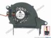 93155 Delta Electronics KSB05105HA Cooling Fan  -9L17, w20x3x3, 5V 0.35A, Bare fan Delta Electronics KSB05105HA Cooling Fan  