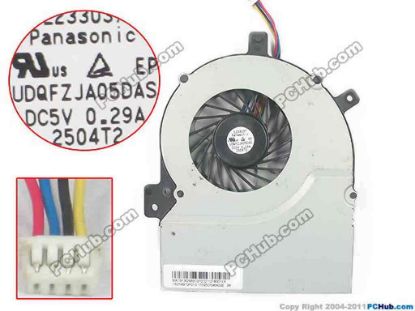 93356 Panasonic UDQFZJA05DAS Cooling Fan  w5x4x4, 5V 0.29A, Bare fan Panasonic UDQFZJA05DAS Cooling Fan  <span style='font: bold 18px/normal "helvetica neue", helvetica, verdana, sans-serif; color: #ff0000; text-transform: none; text-indent: 0px; letter-spacing: normal; word-spacing: 0px; float: none; display: inline !important; white-space: normal; orphans: 2; widows: 2; font-size-adjust: none; font-stretch: normal; background-color: #f8f8f8; -webkit-text-size-adjust: auto; -webkit-text-stroke-width: 0px;'>Asus U57A K55A</span>