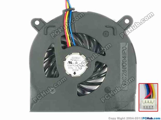 93376 ASUS U43JC Cooling Fan  UDQFRZH17DAS, DC280004IP0, w20x44, 5V 0.17A, Bare  ASUS U43JC Cooling Fan  