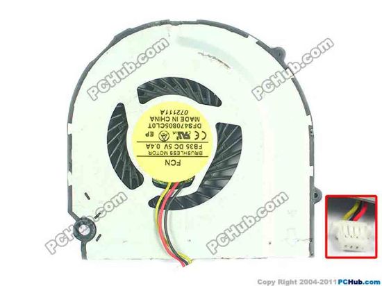 93400 Forcecon DFS470805CL0T Cooling Fan  FB35, w5x3x3, 5V 0.4A, Bare fan Forcecon DFS470805CL0T Cooling Fan  