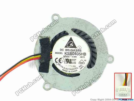 93477 ASUS Eee PC 1015T Cooling Fan  AE72, DC5V 0.44A, Bare fan, New ASUS Eee PC 1015T Cooling Fan  