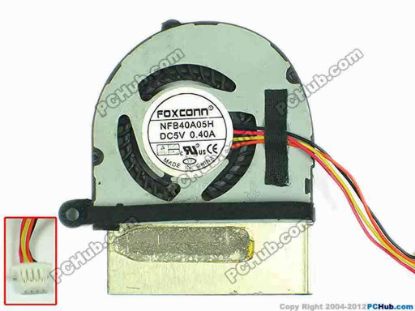93479 ASUS EeePC 1015PE Cooling Fan  NFB40A05H, w20x4x4, 5V 0.40A, Bare fan ASUS EeePC 1015PE Cooling Fan  